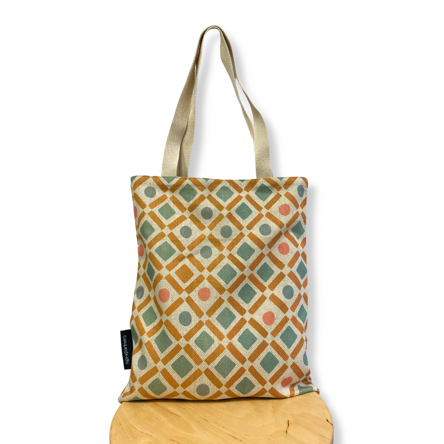 Tote bag Rombos y círculos