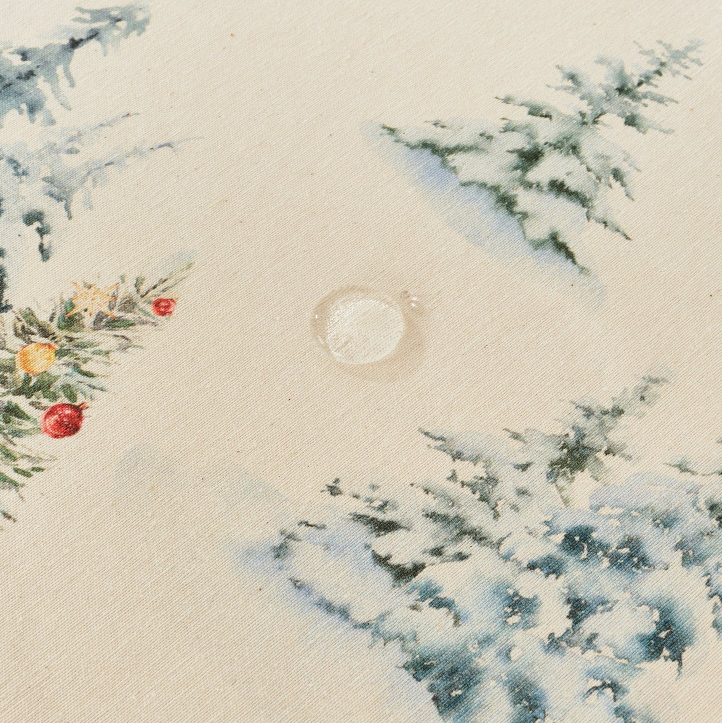 Mantel tacto tela Christmas Landscape