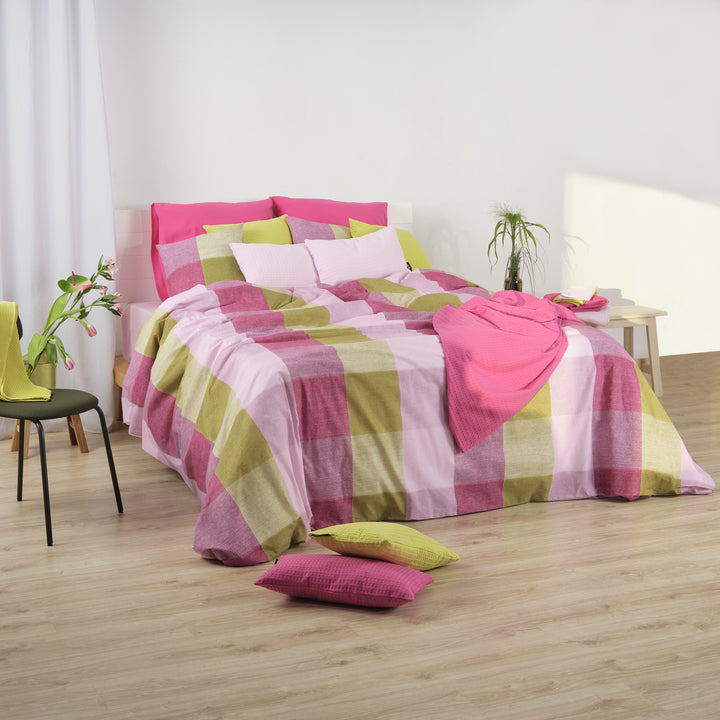 Funda nórdica Bath rosa 100% algodón