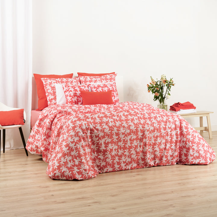 Housse de couette réversible Halton Strawberry 100% coton