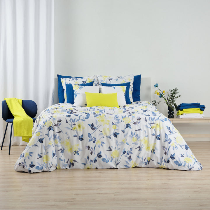 Housse de couette Leeds Blue 100% coton