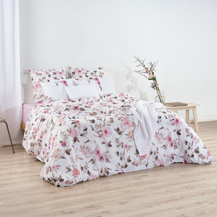 Funda nórdica Leeds Rosa 100% algodón