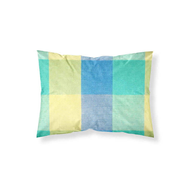Funda de almohada Bath Azul 100% algodón