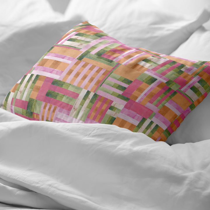 Taie d'oreiller Fuchsia Diss 100% coton