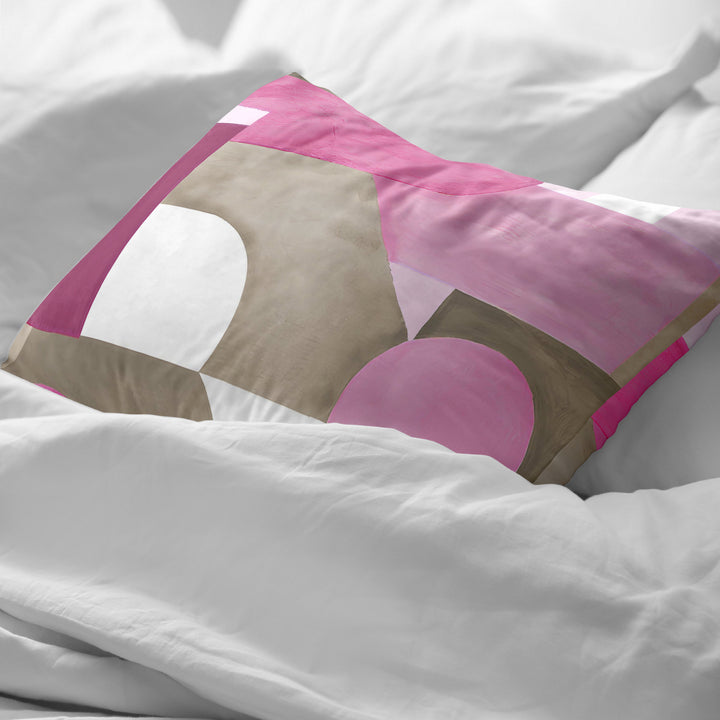 Dundee Pink Pillowcase 100% Cotton