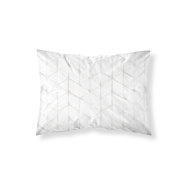 Taie d'oreiller Gris Poireau 100% Coton