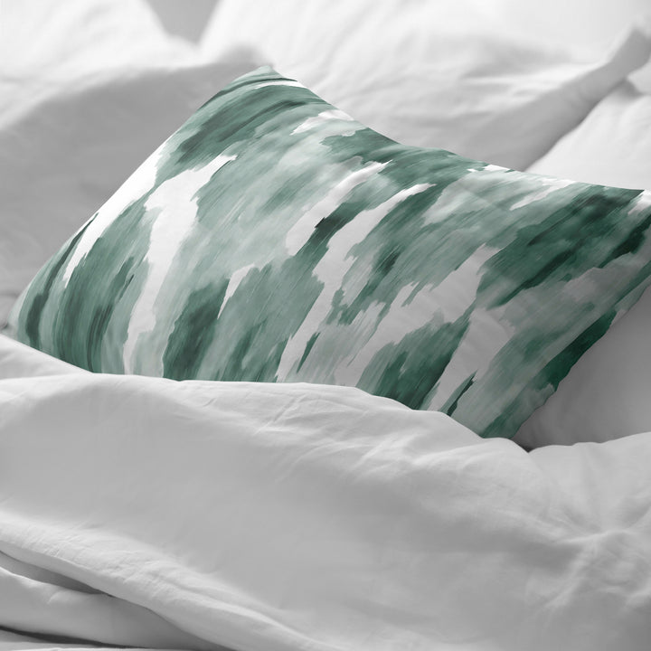 Taie d'oreiller 100 % coton émeraude de Luton