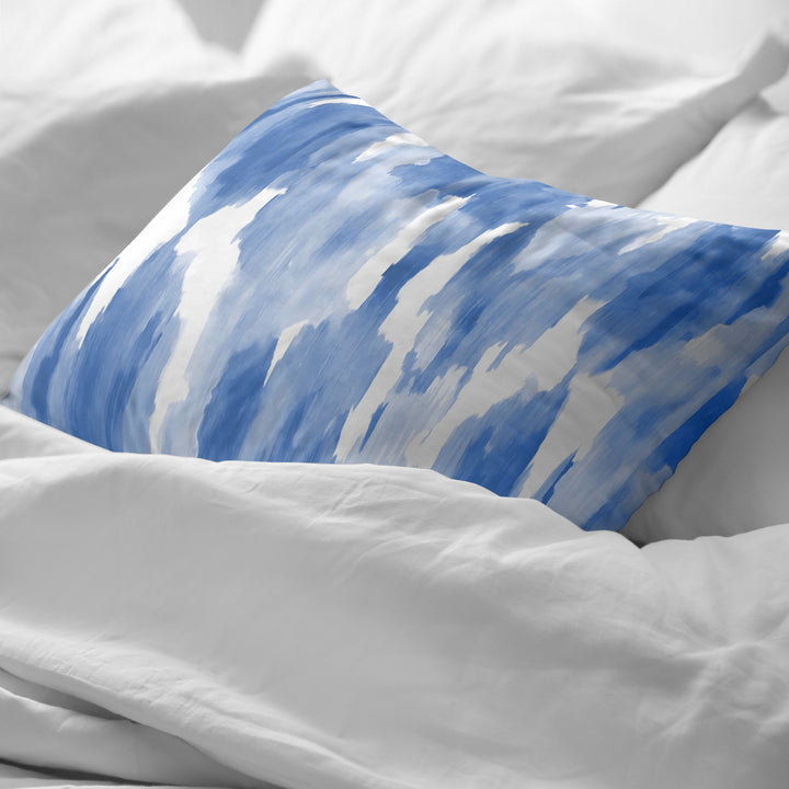 Funda de almohada Luton Azul 100% algodón