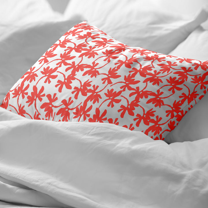 Funda de almohada Preston Fresa 100% algodón