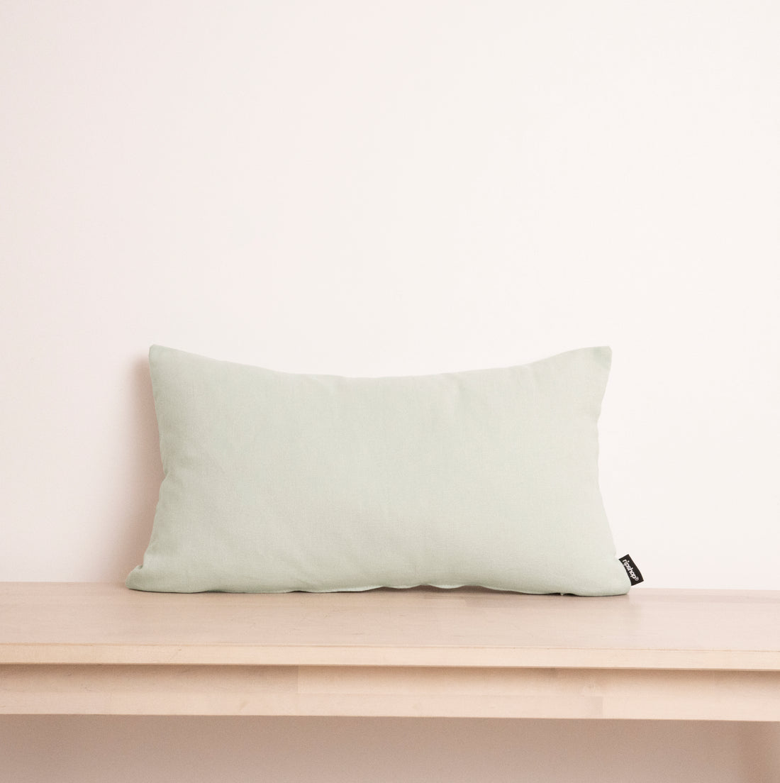 Housse de coussin 100% lin Menthe 30x50 cm