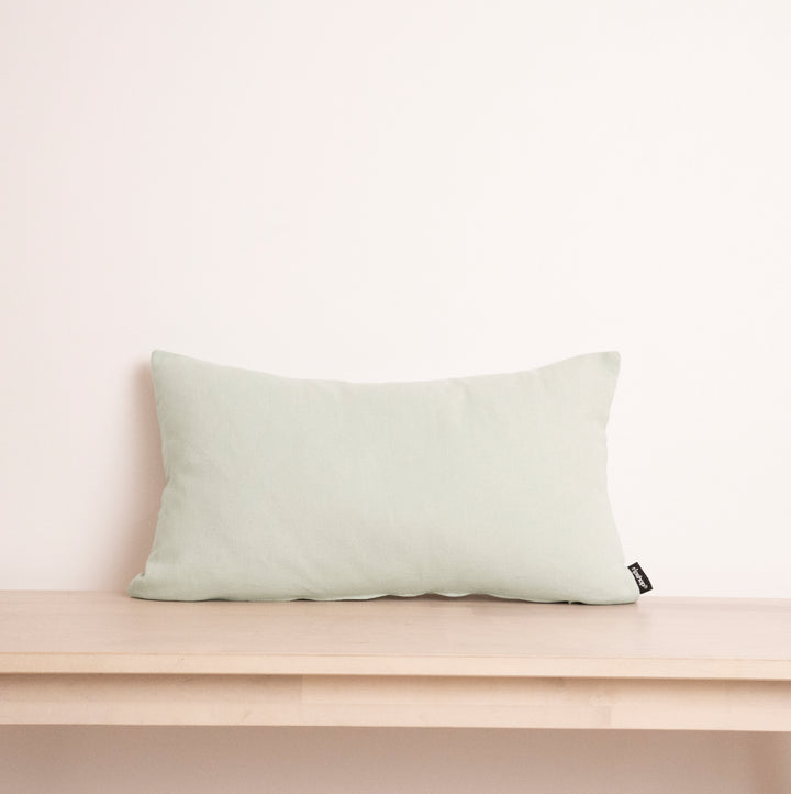 Housse de coussin 100% lin Menthe 30x50 cm