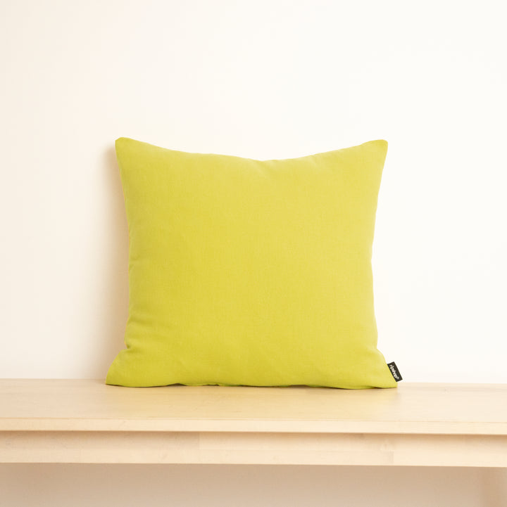 Housse de coussin 100% lin vert clair