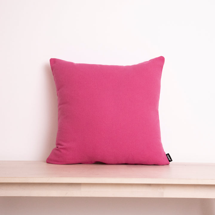 Funda de cojín 100% Lino Fucsia