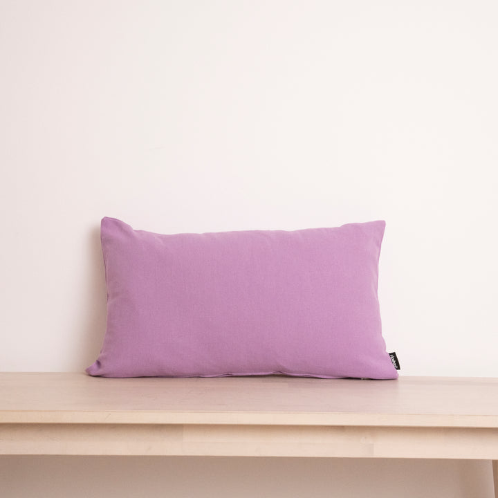 Housse de coussin 100% lin Lilas 30x50 cm