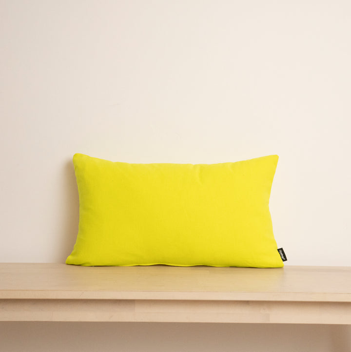 Funda de cojín 100% Lino Amarillo 30x50 cm