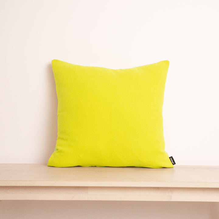 Funda de cojín 100% Lino Amarillo