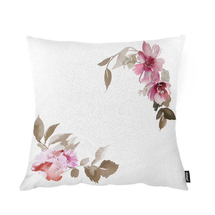 Housse de coussin rose Leeds 45x45 cm
