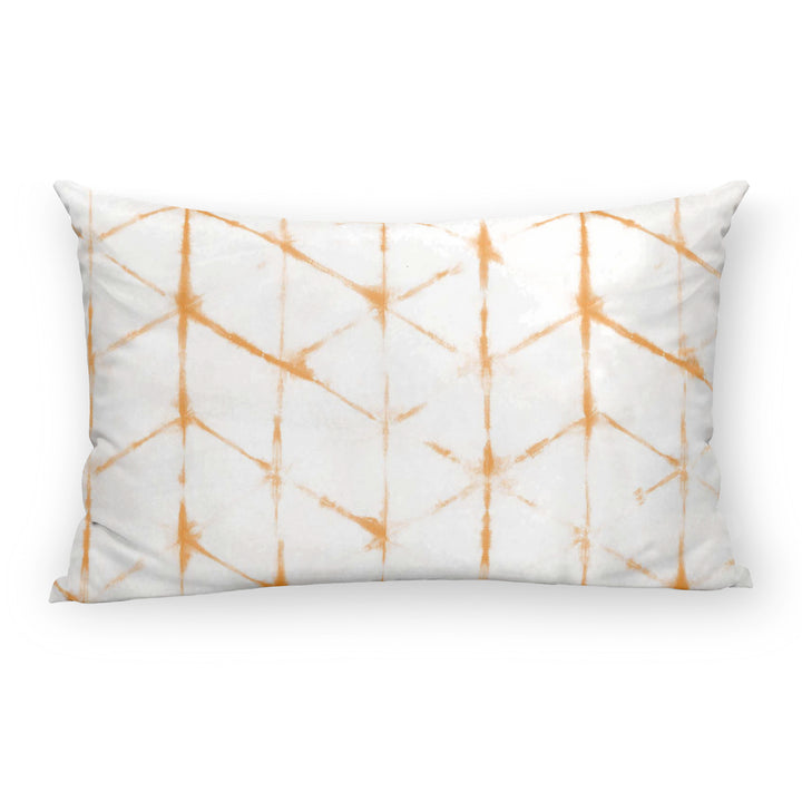 Housse de coussin poireau orange 30x50 cm