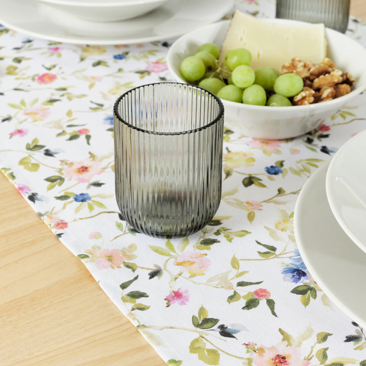 VASO RAYAS 270 CC VERDE PACK 6 UD.