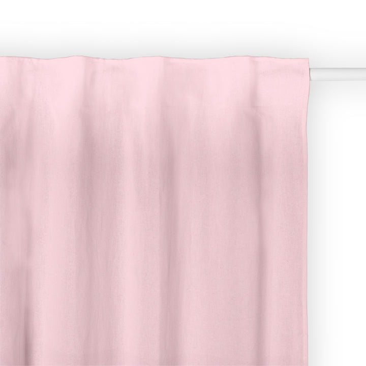 Cortina Cinta trasera Lino 100% Rosa Palo