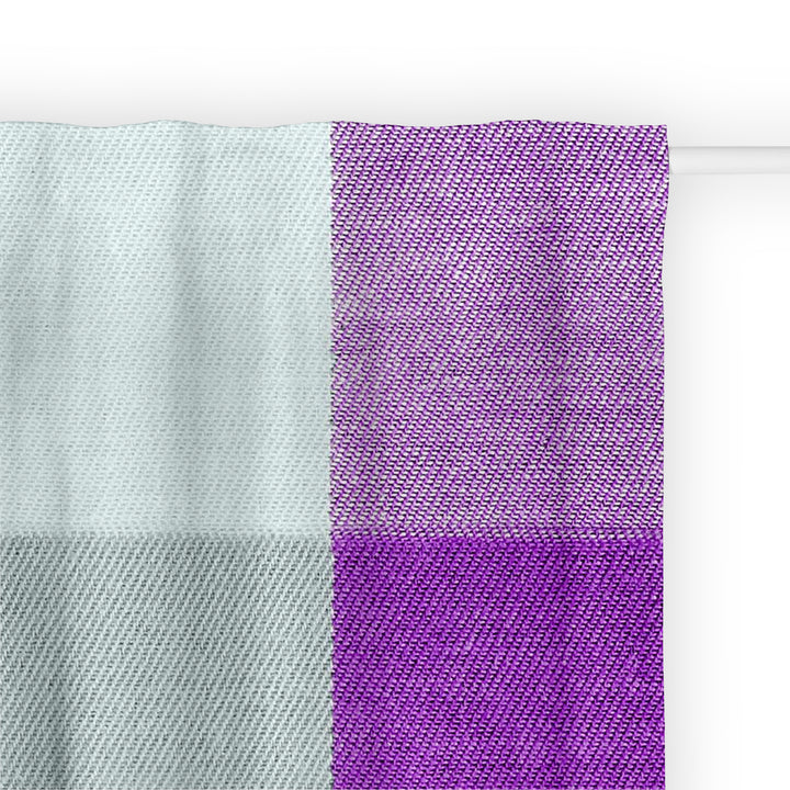 Curtain Tape Back 100% Cotton Bath Lilac