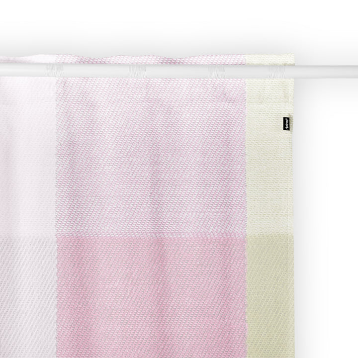 Curtain Tape Back 100% Cotton Bath Pink