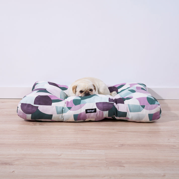Cama de mascota 100% algodón antimanchas York Lila