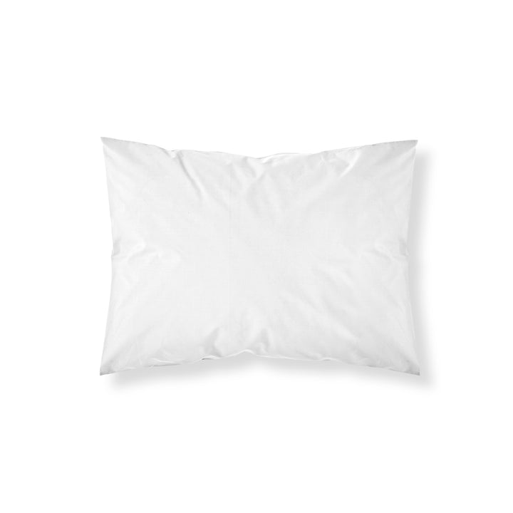 Funda almohada lisa 100% algodón Blanco Optico