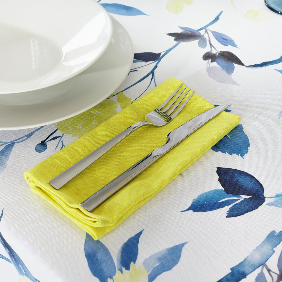Pack 2 ud. servilletas liso Lino 100% Amarillo