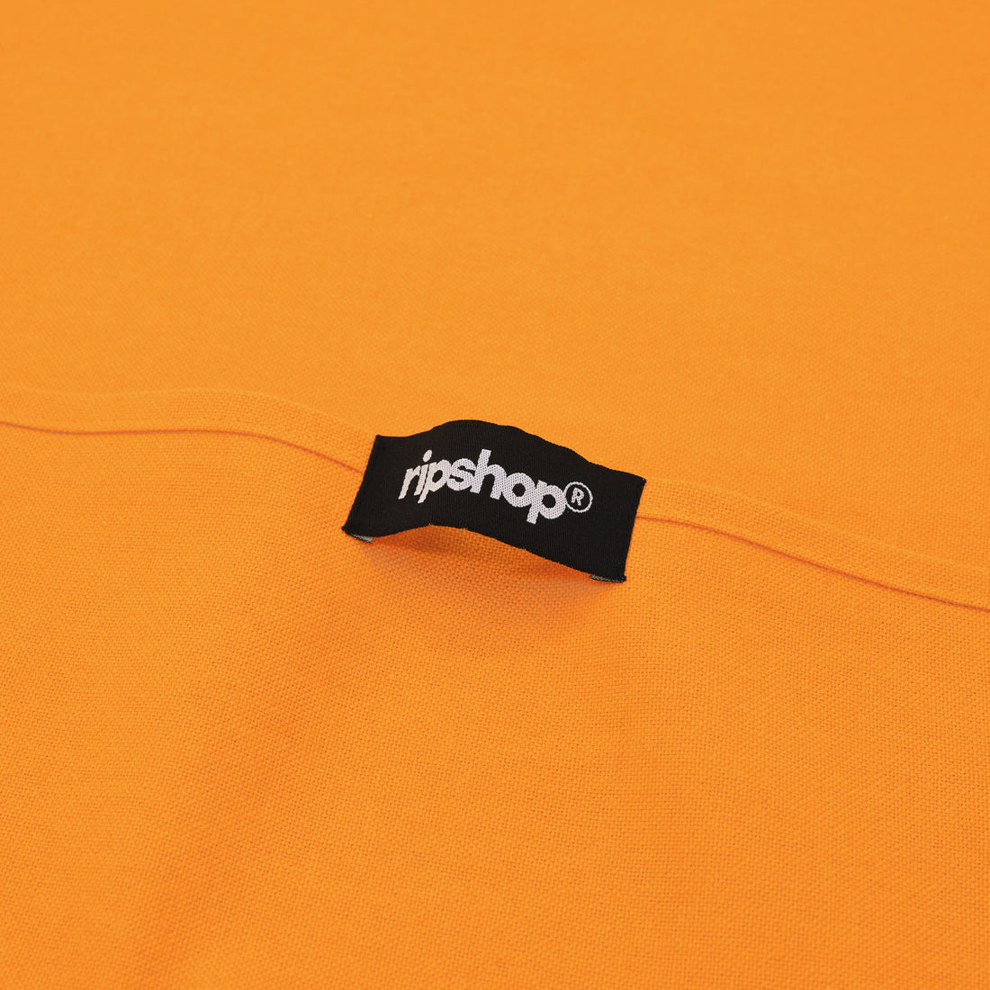 Pack of 2 plain kitchen cloths 100% linen Light Orange