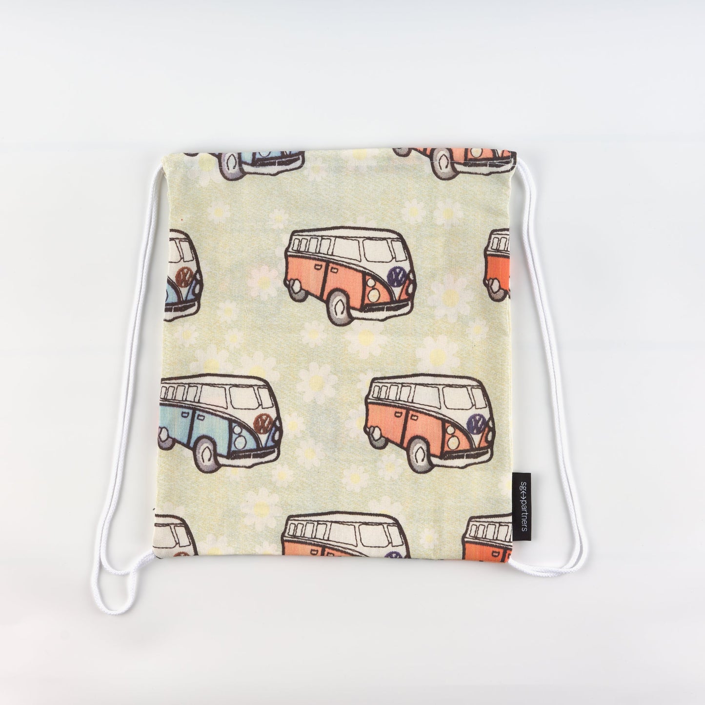 Mochila saco con cordones Buses