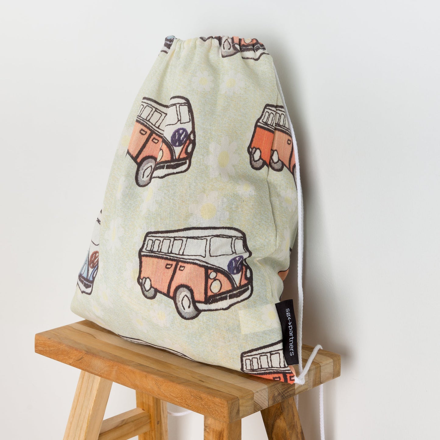 Mochila saco con cordones Buses