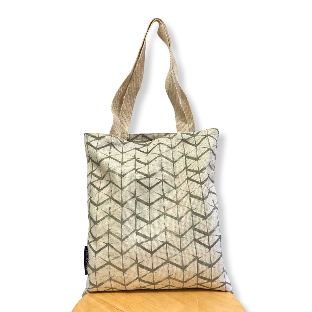 Tote bag Rombos verde