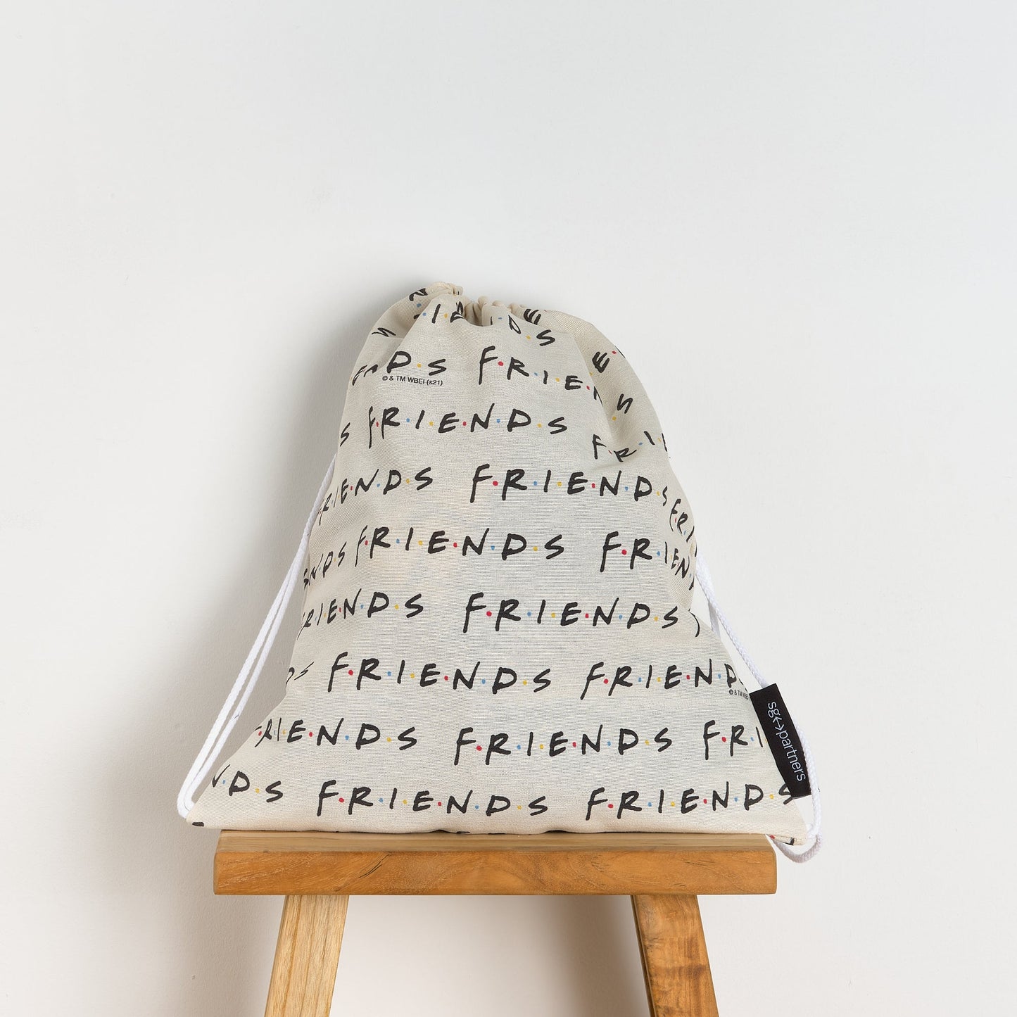 Mochila saco con cordones Friends