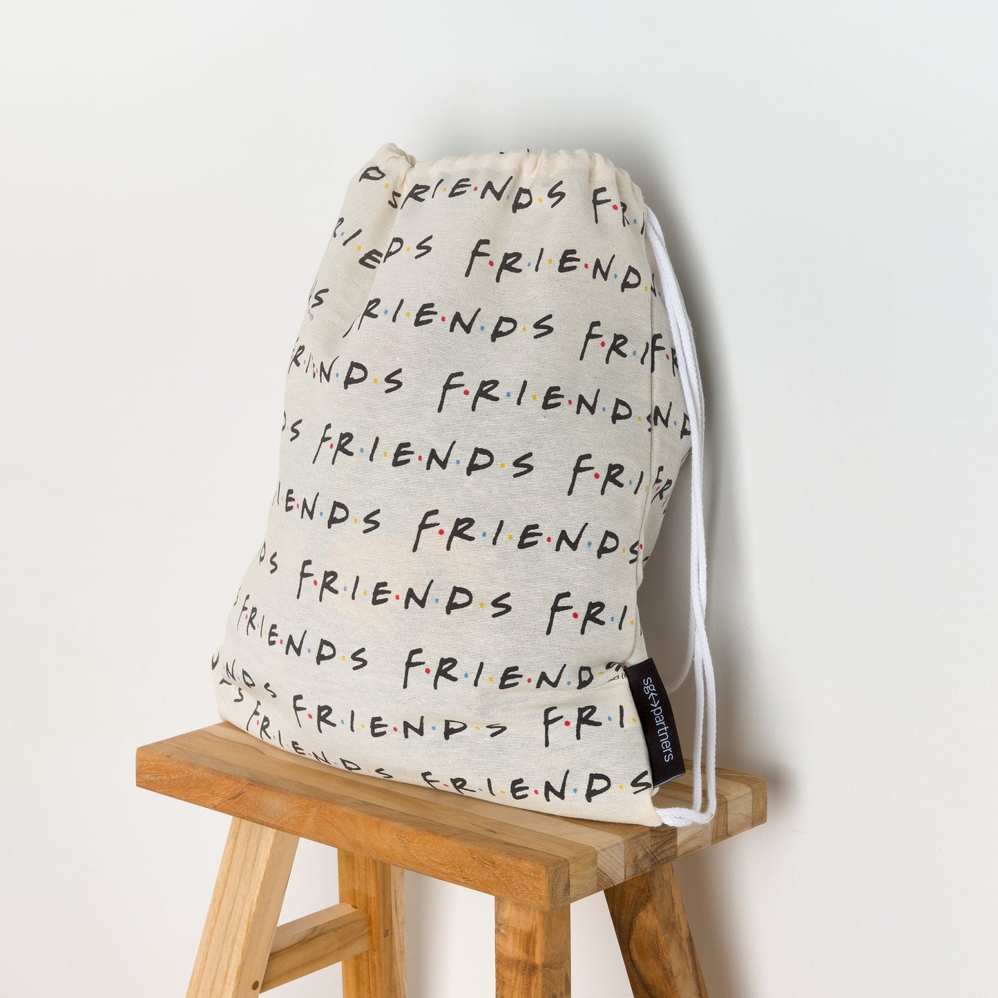 Mochila saco con cordones Friends