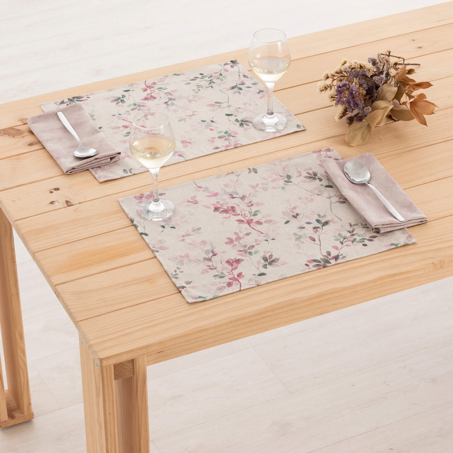 Pack 2 unidades mantel individual resinado Lino 0120-278 - 45x35 cm 2