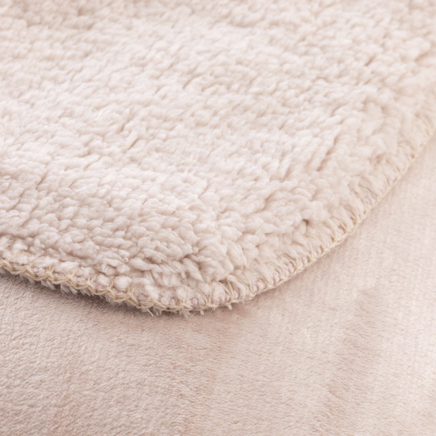 Manta extrasuave reversible Sedalina - Sherpa Light Pink - 150X200 cm 1