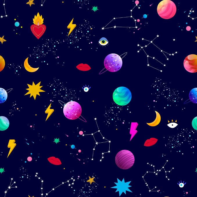 Funda nórdica con botones 100% algodón Cosmos 5