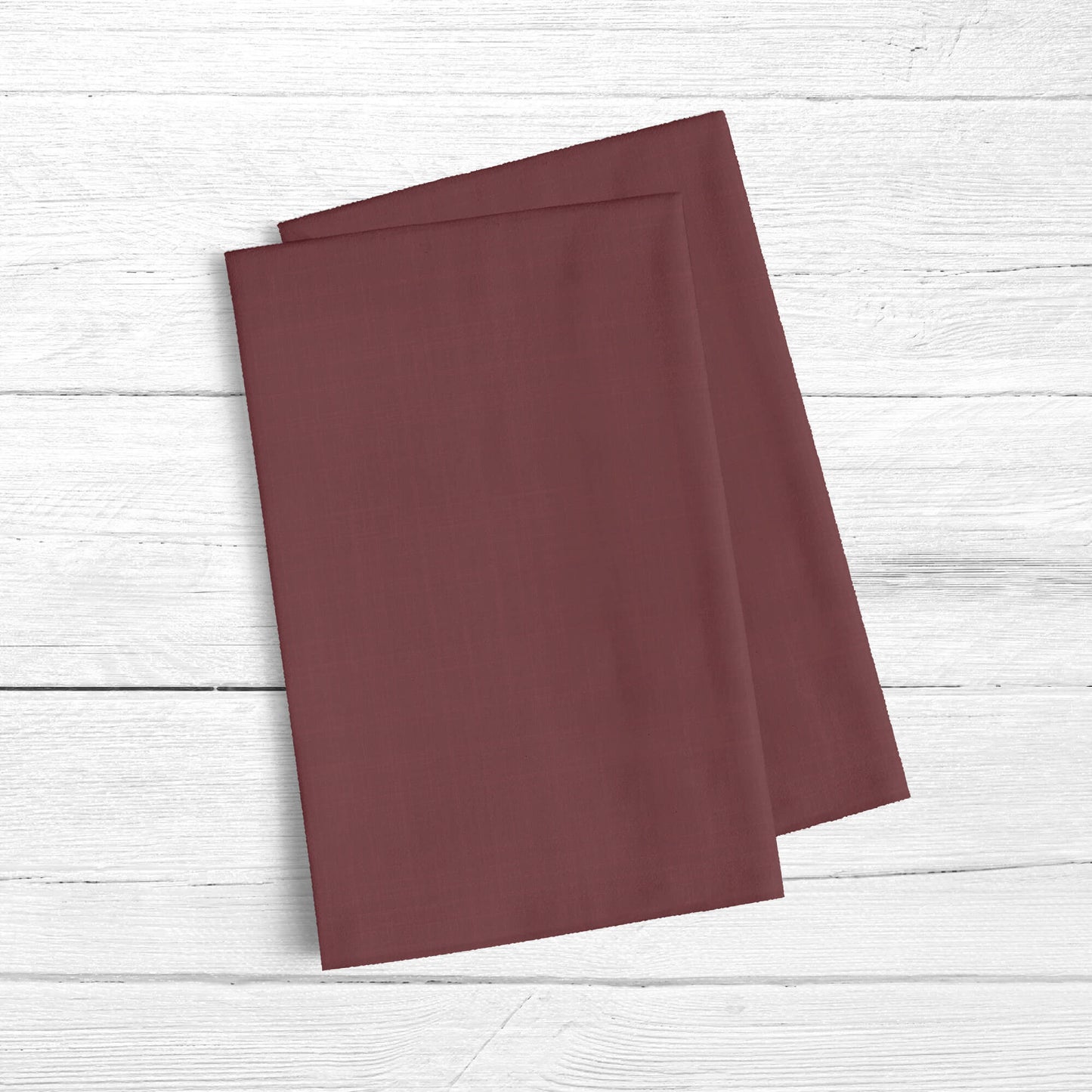 Pack 2 unidades paño de cocina lino 100% algodón Burdeos 45x70 cm 2