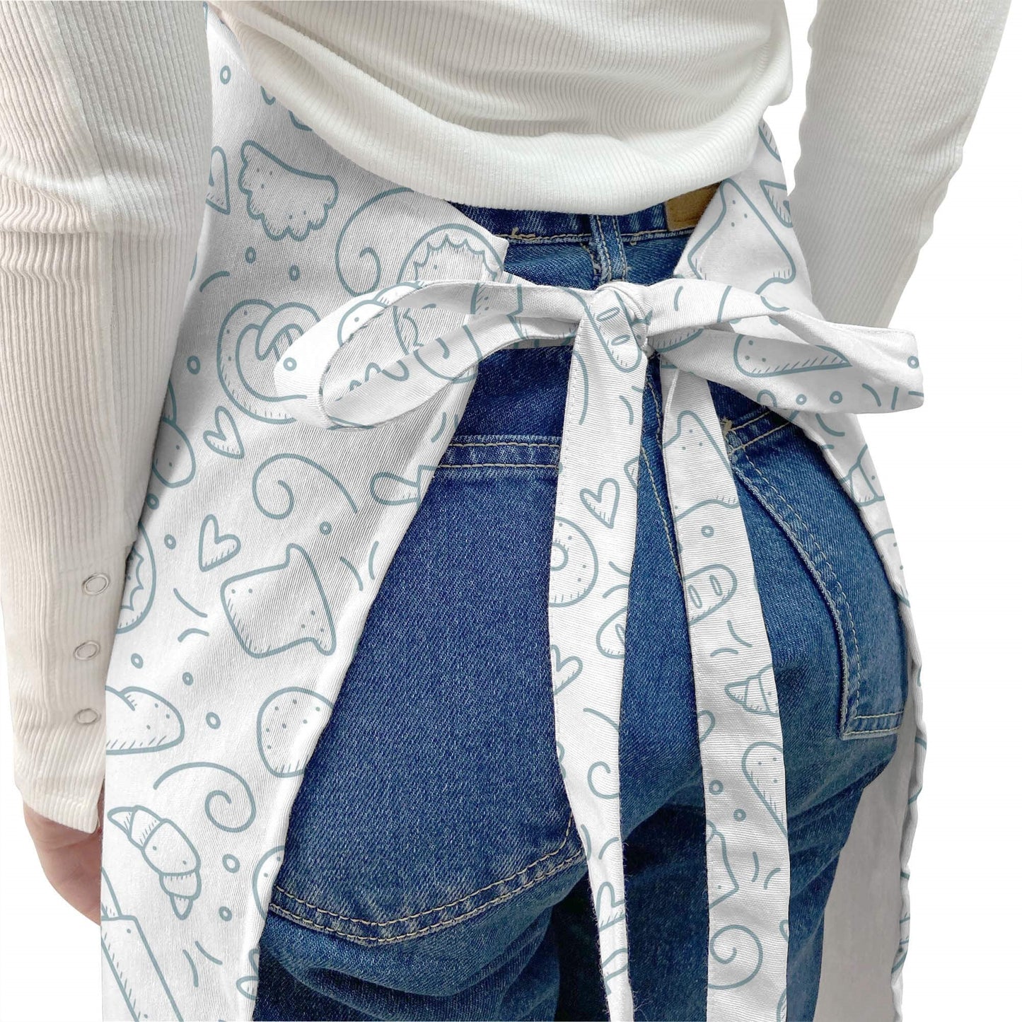 Delantal sin bolsillo 0400-39 - 110x69 cm 3