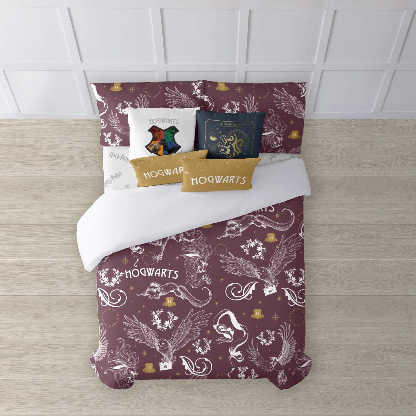 Funda nórdica con botones 100% algodón Creatures 0