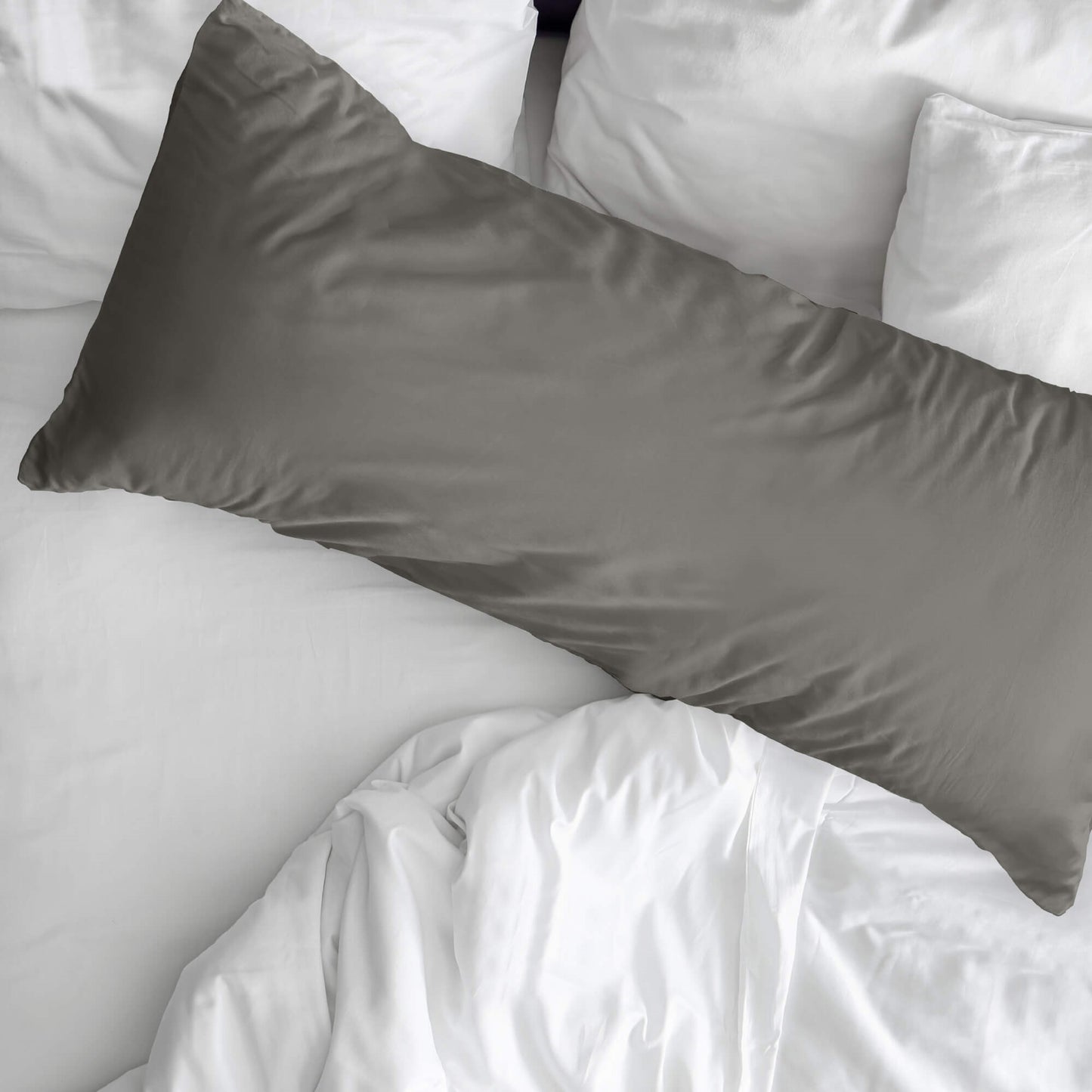 Funda de almohada 100% algodón liso Antrathite 2