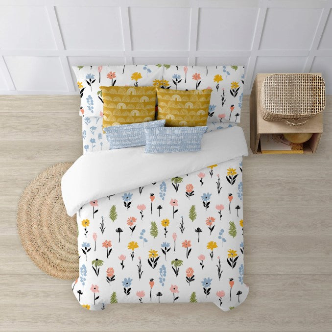 Funda nórdica con botones 100% algodón Arona 3