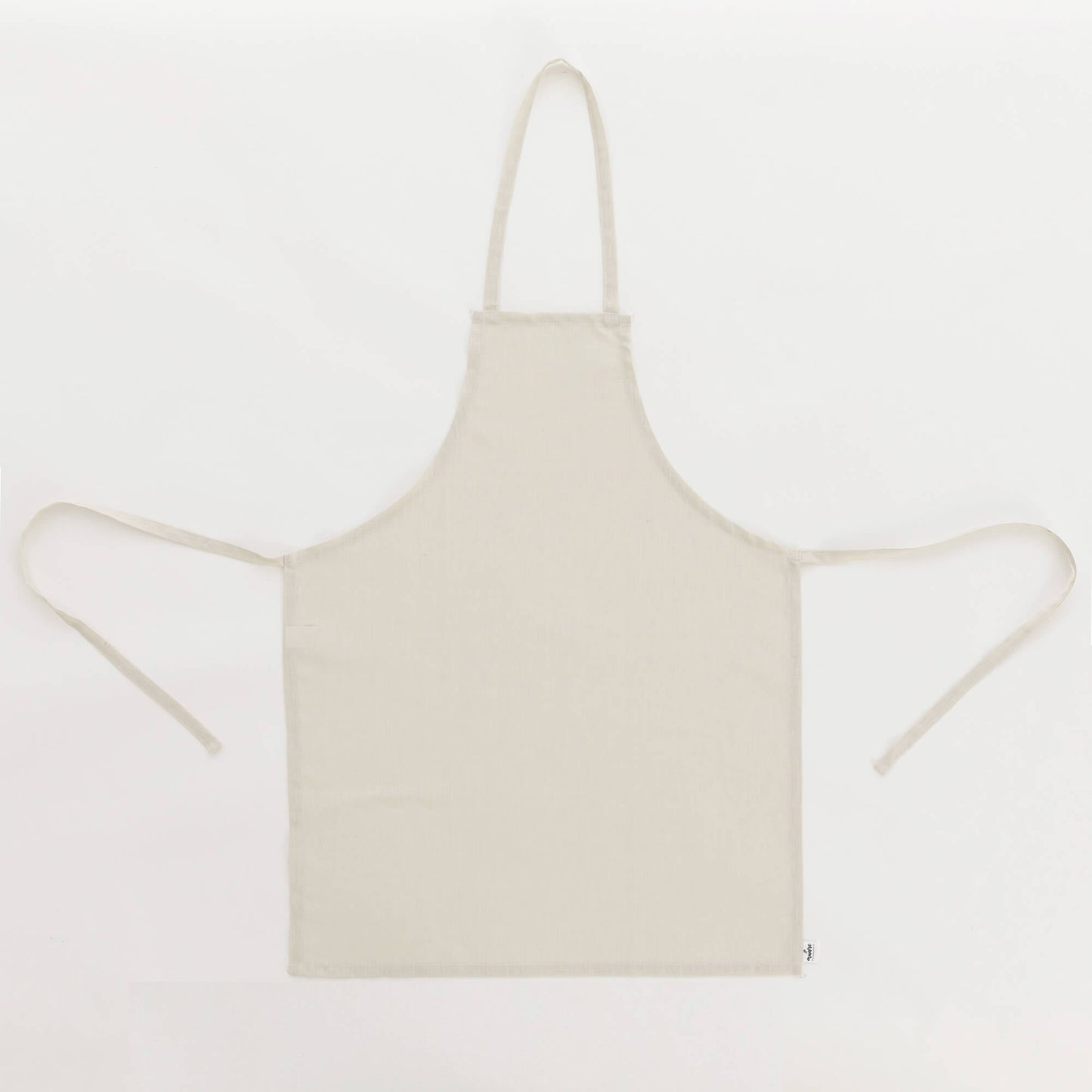 Delantal sin bolsillo 100% Lino Natural - 110x69 cm 0