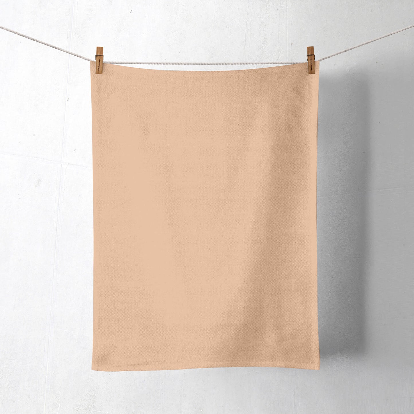 Pack 2 unidades paño de cocina lino 100% algodón Dustypink 45x70 cm 0