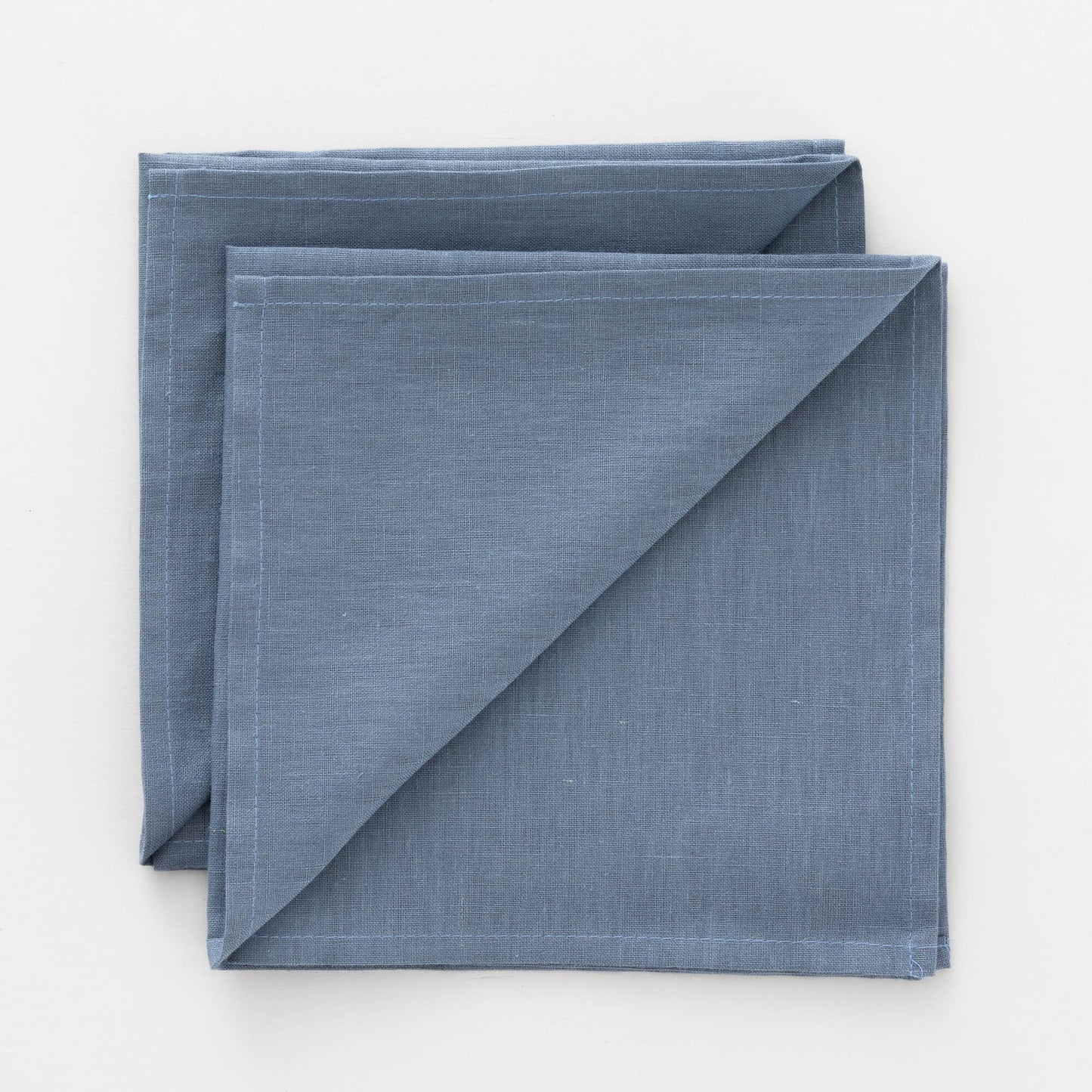 Pack 2 unidades servilletas Lino 100% Denim Blue 50x50 cm 0