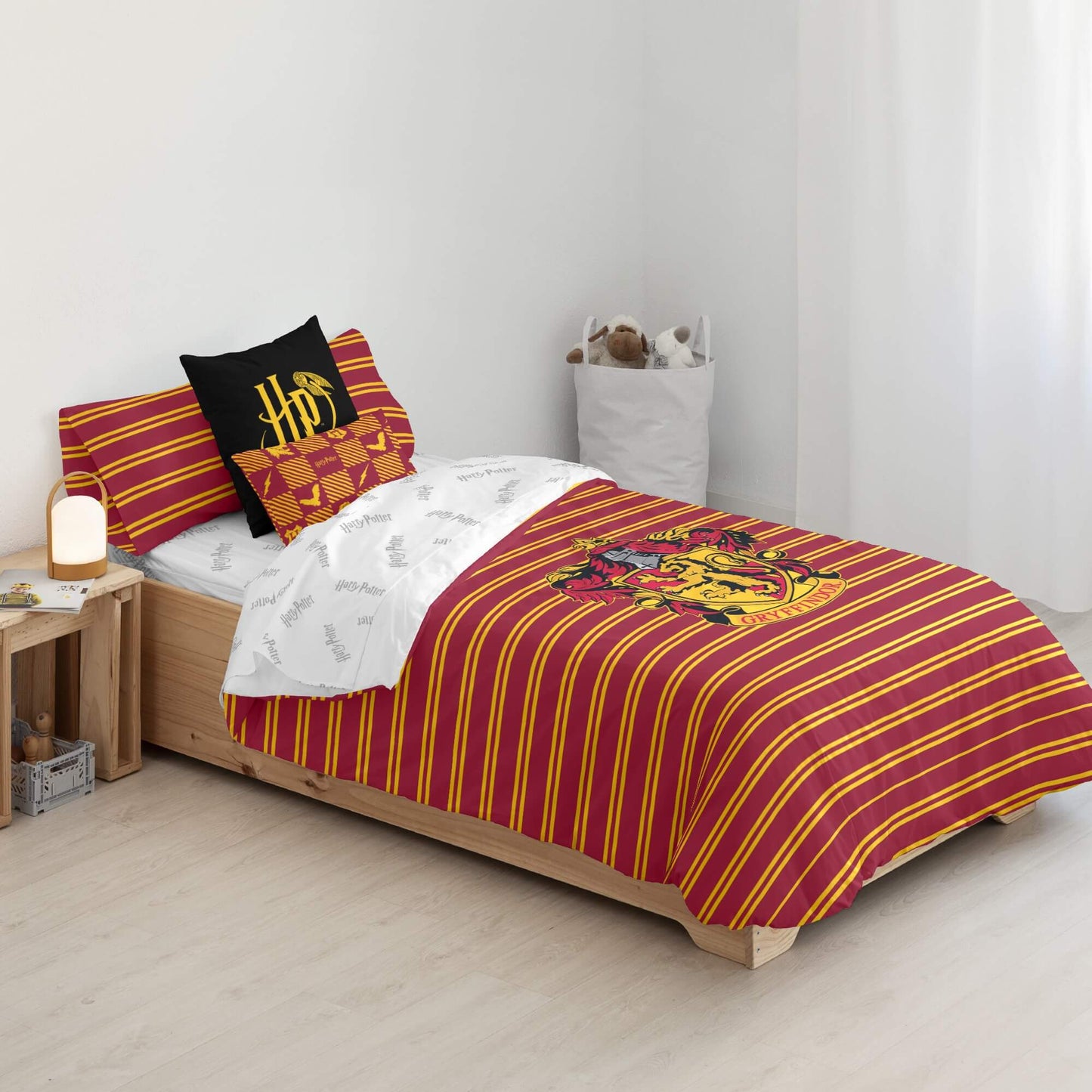 Funda nórdica con botones 100% algodón Gryffindor Shield 5