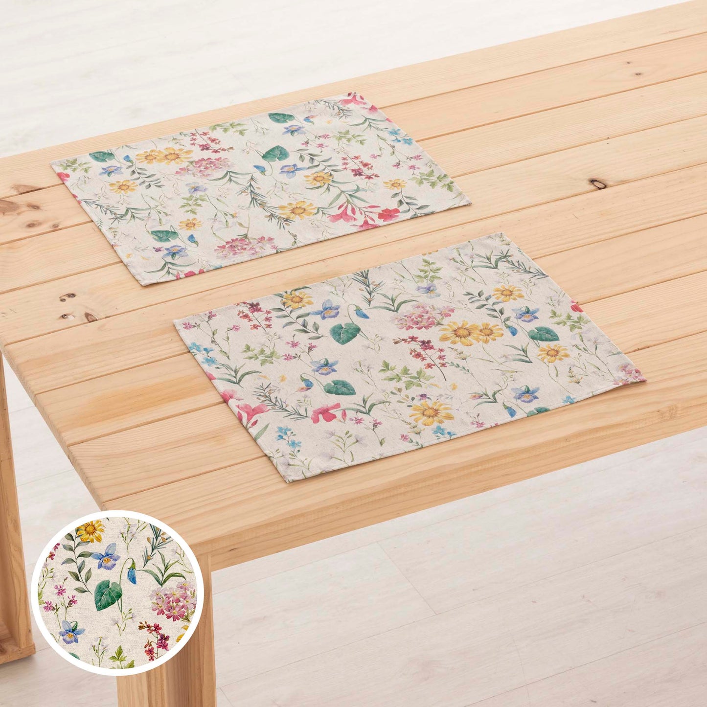 Pack 2 unidades mantel individual resinado Lino 0120-279 - 45x35 cm 1