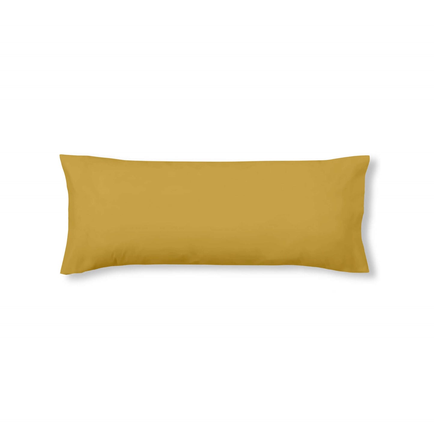Funda de almohada 100% algodón liso Mustard 0