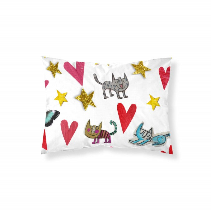 Funda de almohada 100% algodón Gatets 0